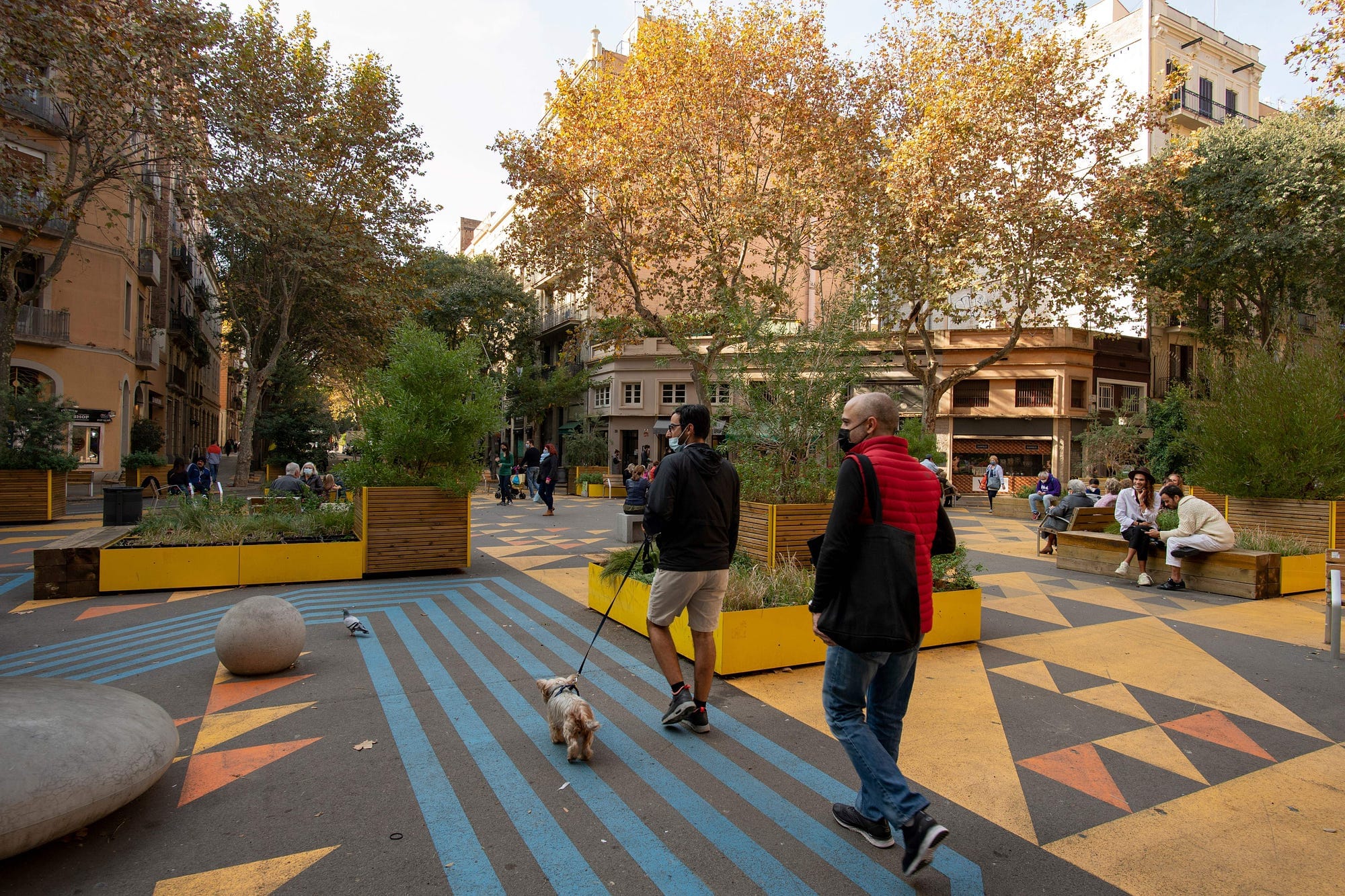 Down with cars! Up with pedestrians!