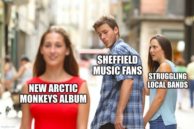 The distracted boyfriend meme would be nothing without Sheffield