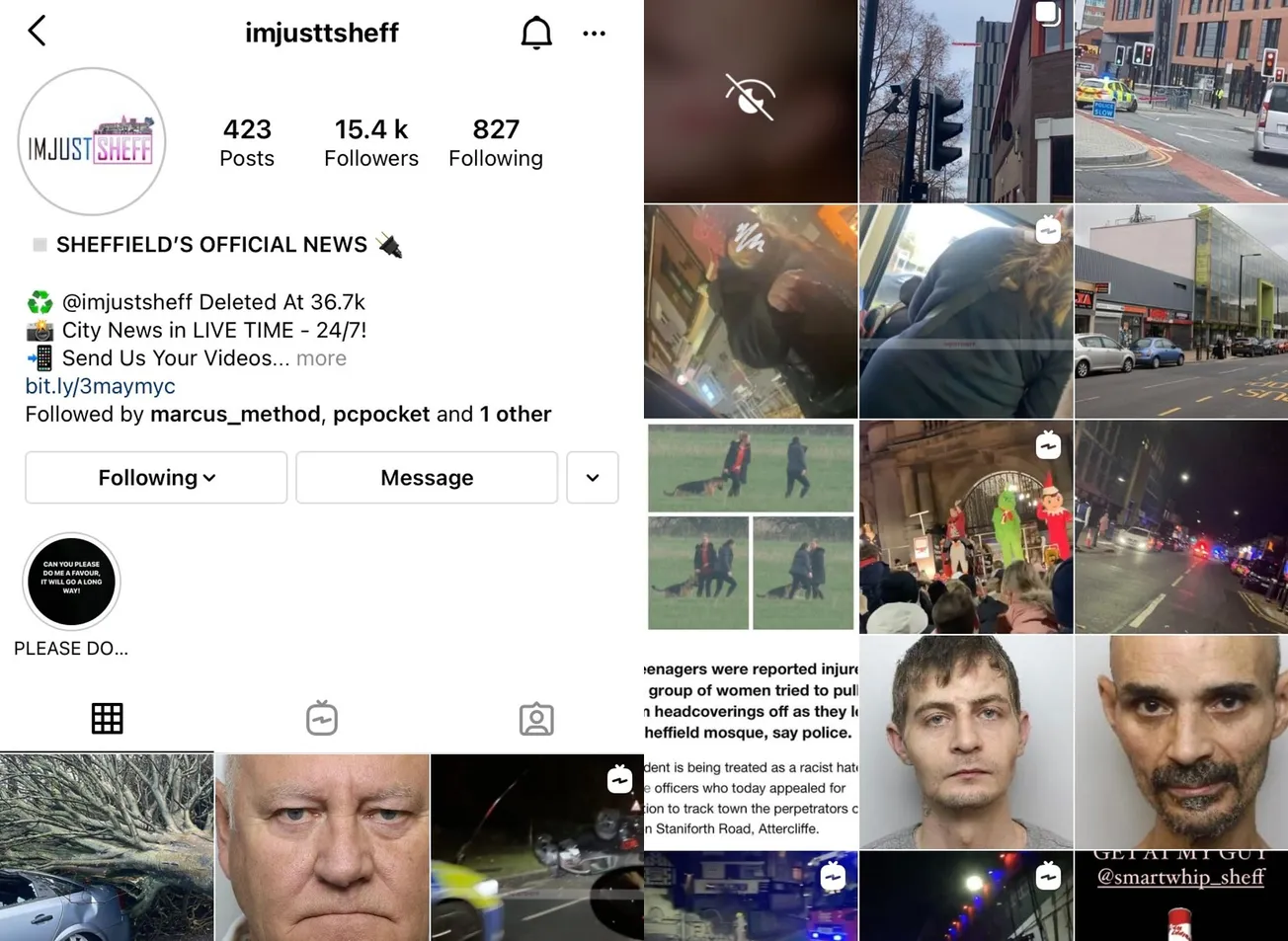 Vigilantes, racists and the complex ethics of a Sheffield Instagram account